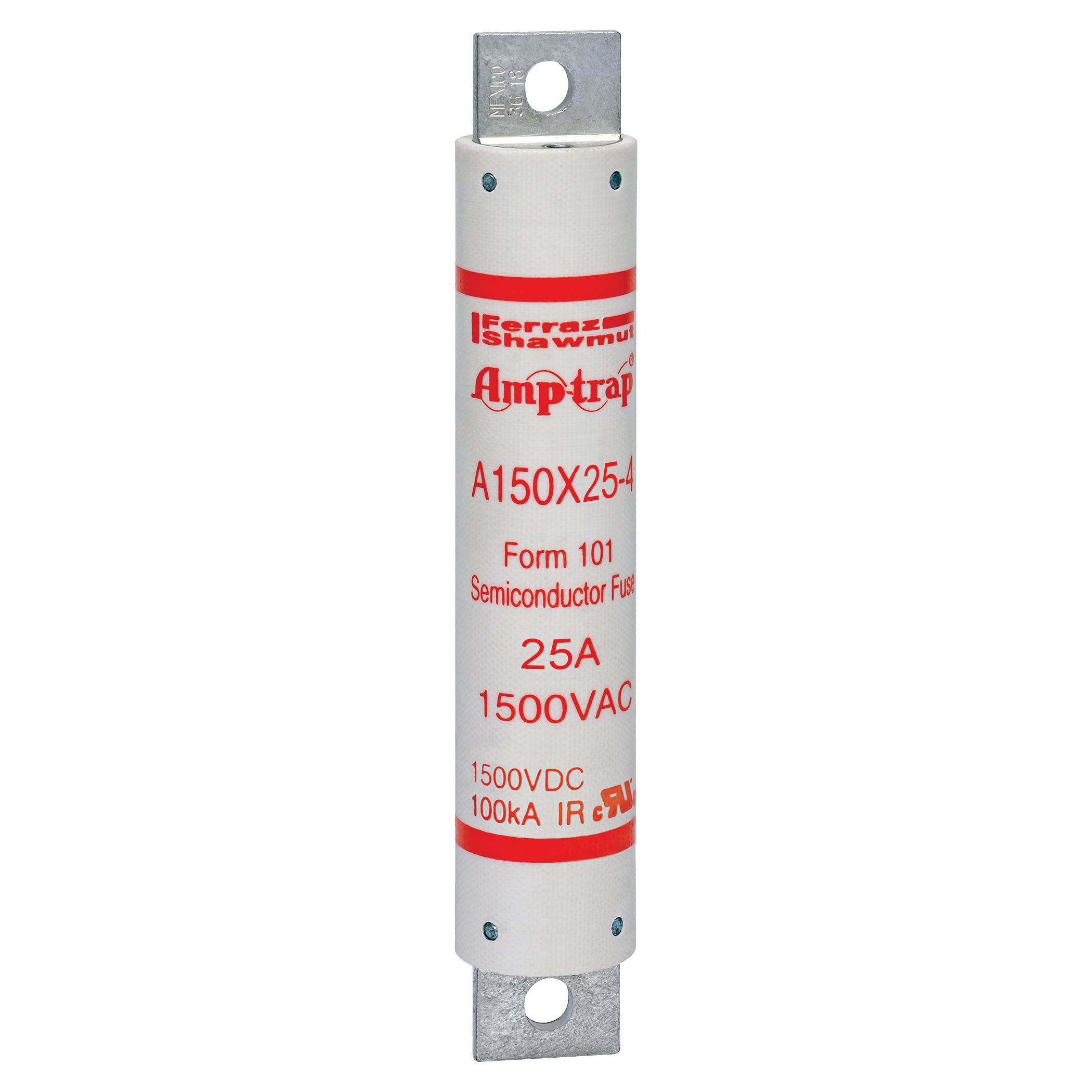 A150X25-4 - Semiconductor Fuse Amp-Trap® 1500V 25A aR High Speed A150X